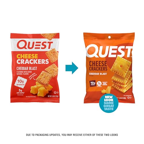 Quest Nutrition Cheese Crackers, 10g Protein, Made with Real Cheese