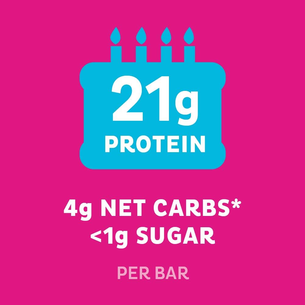Quest Nutrition Blueberry Muffin Protein Bars, 20g Protein, Gluten Free