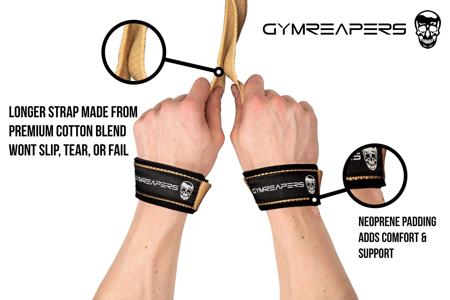 Gymreapers Lifting Wrist Straps