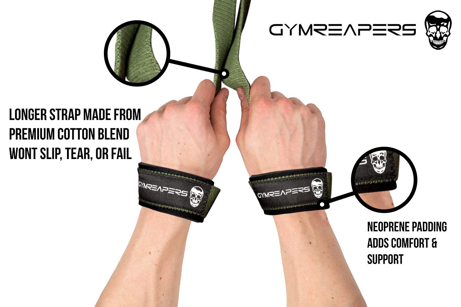 Gymreapers Lifting Wrist Straps