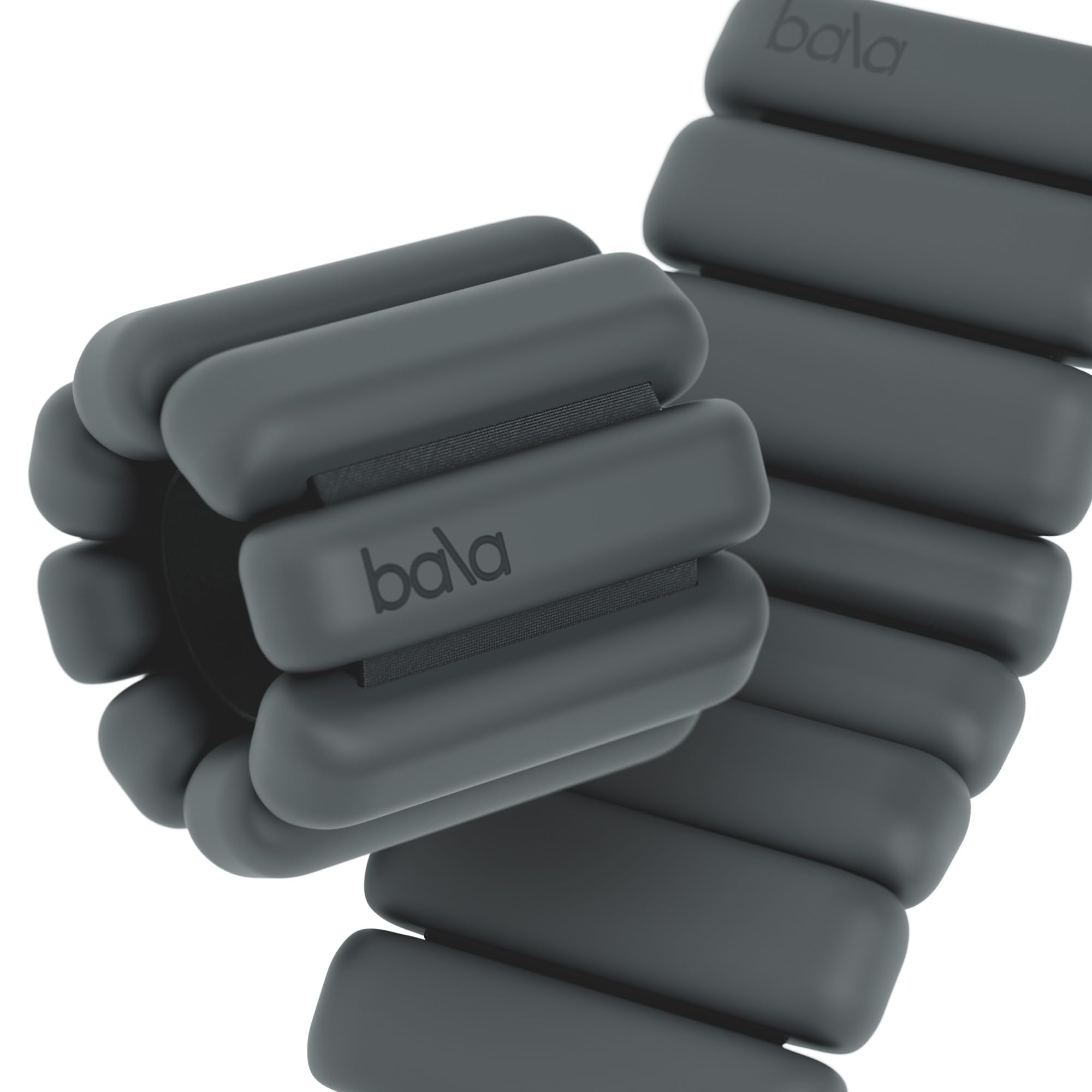 Bala Bangles Wrist & Ankle Weights for Women & Men - Adjustable Silicone