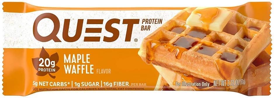 Quest Nutrition Blueberry Muffin Protein Bars, 20g Protein, Gluten Free