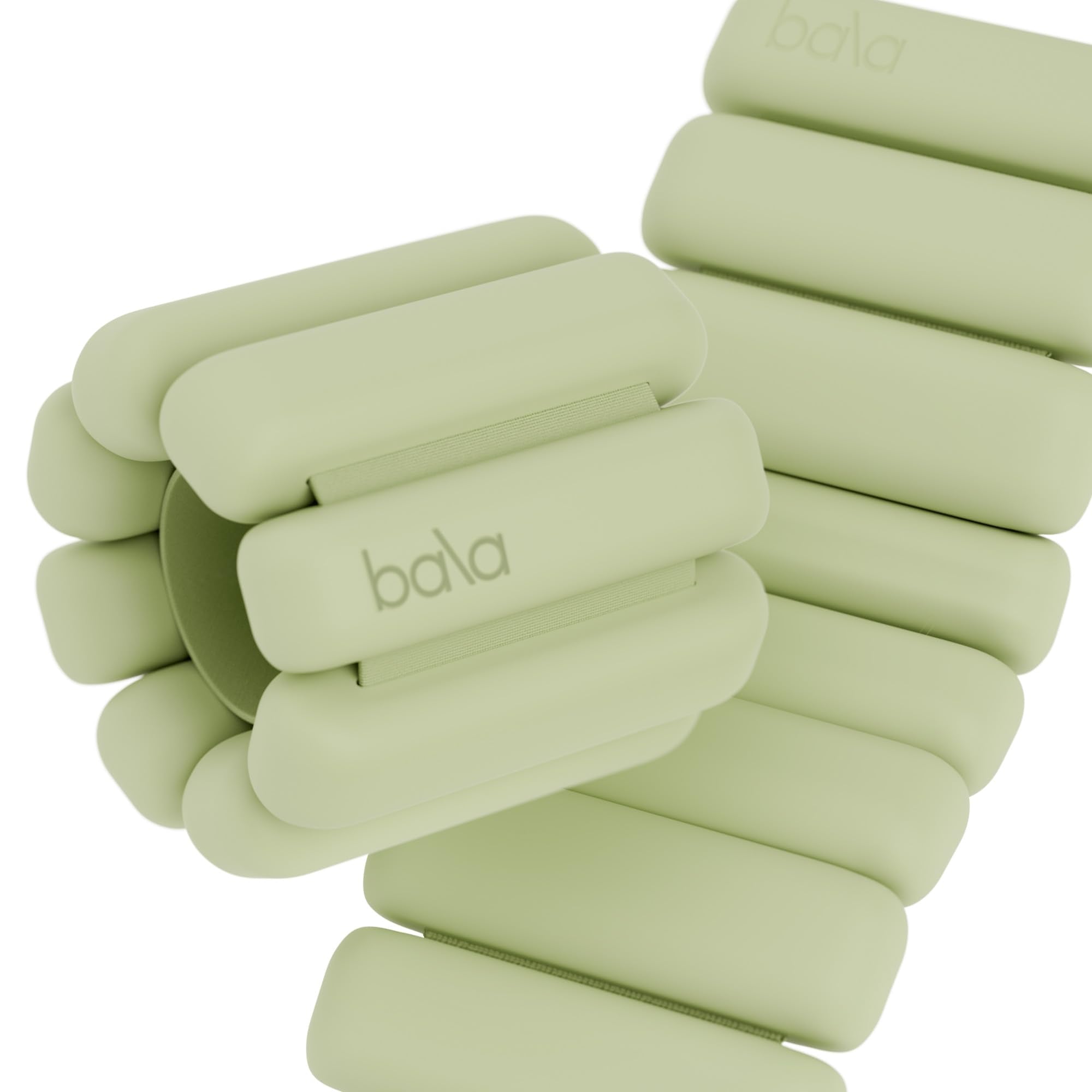 Bala Bangles Wrist & Ankle Weights for Women & Men - Adjustable Silicone