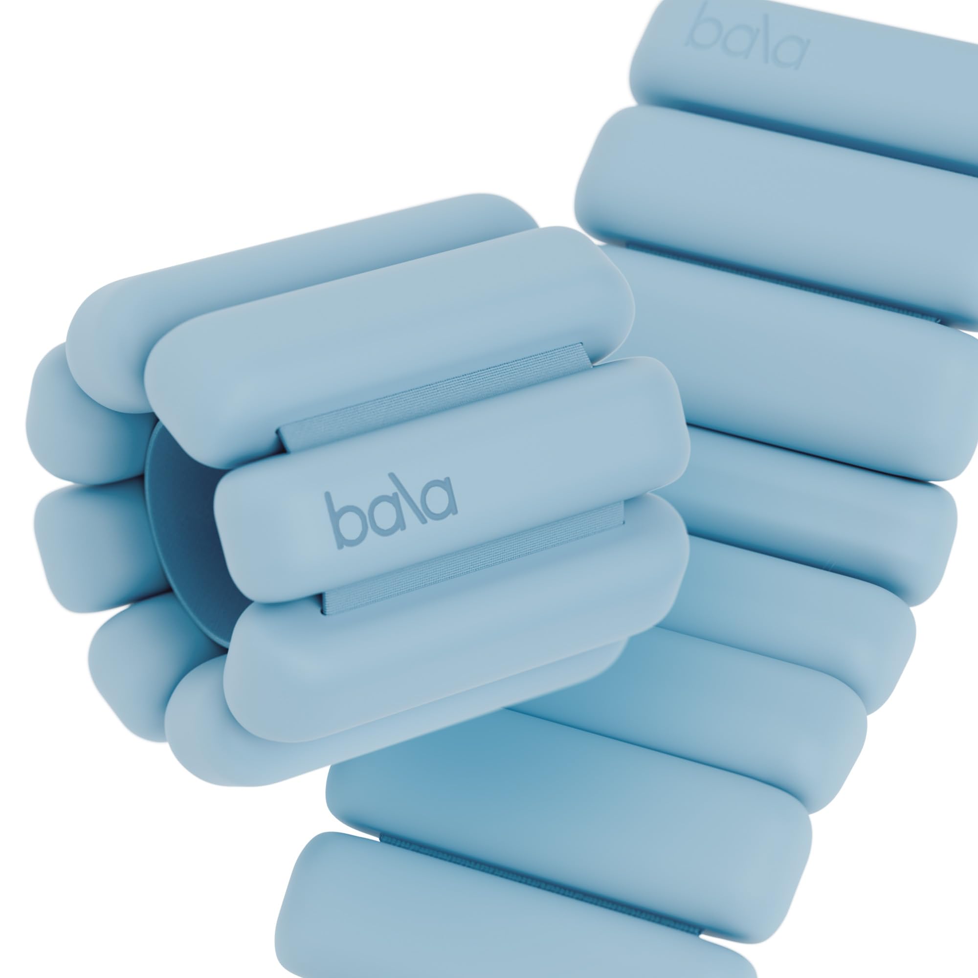 Bala Bangles Wrist & Ankle Weights for Women & Men - Adjustable Silicone