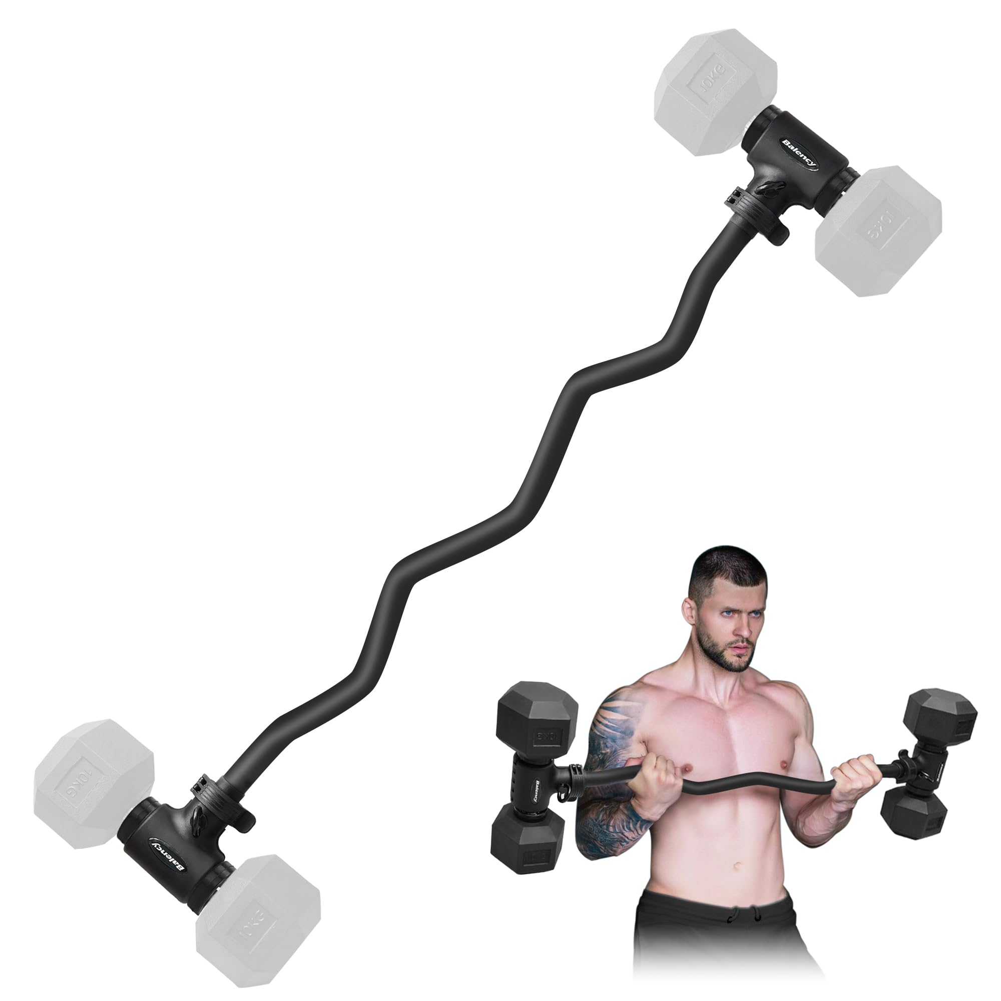 Dumbbell Converter, Convert Dumbbells to Barbell