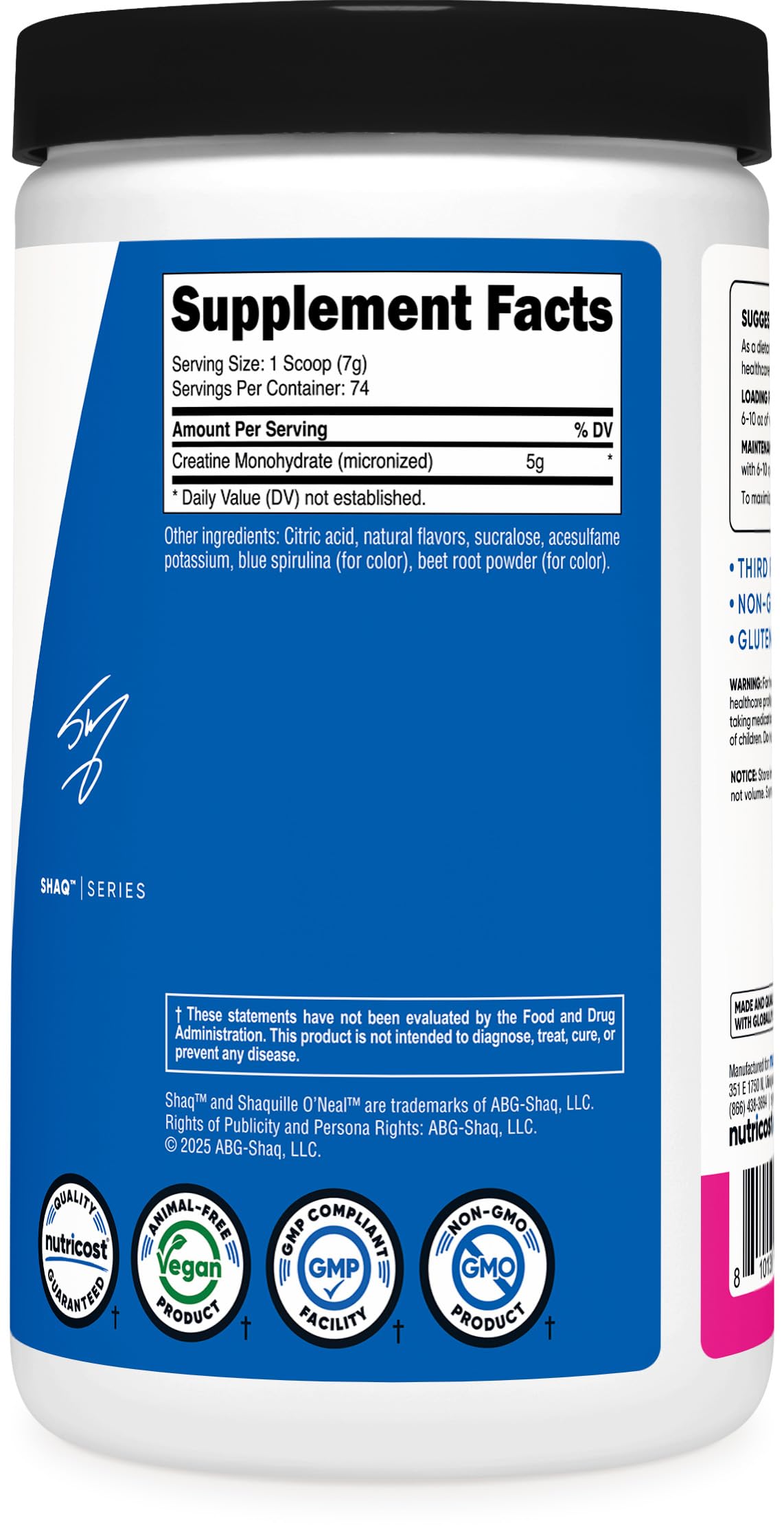 Nutricost Creatine Monohydrate Micronized Powder 500G - 100 Servings