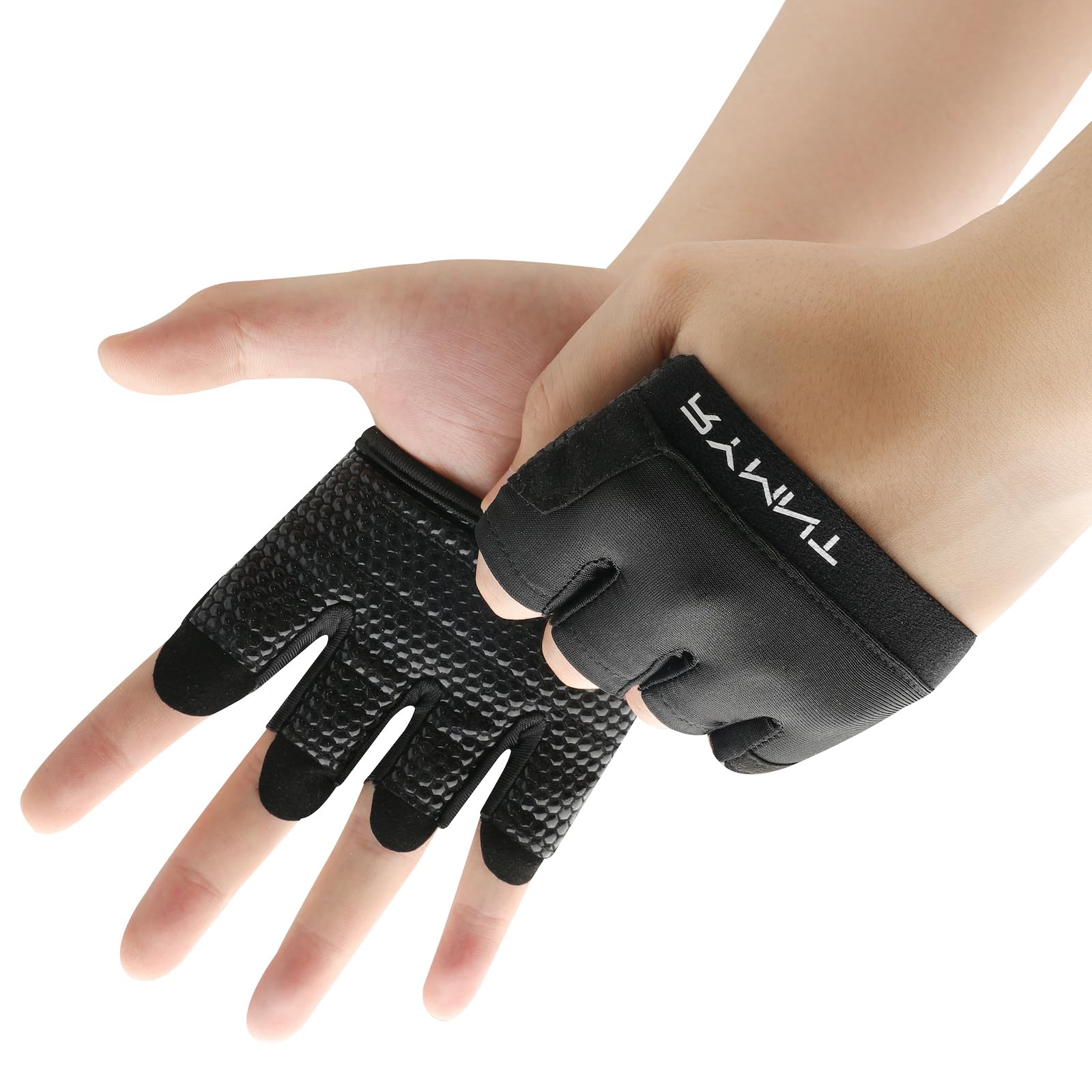 Micro Weight Lifting Gloves Grip Pads with Full Palm Protection & Extra Grip