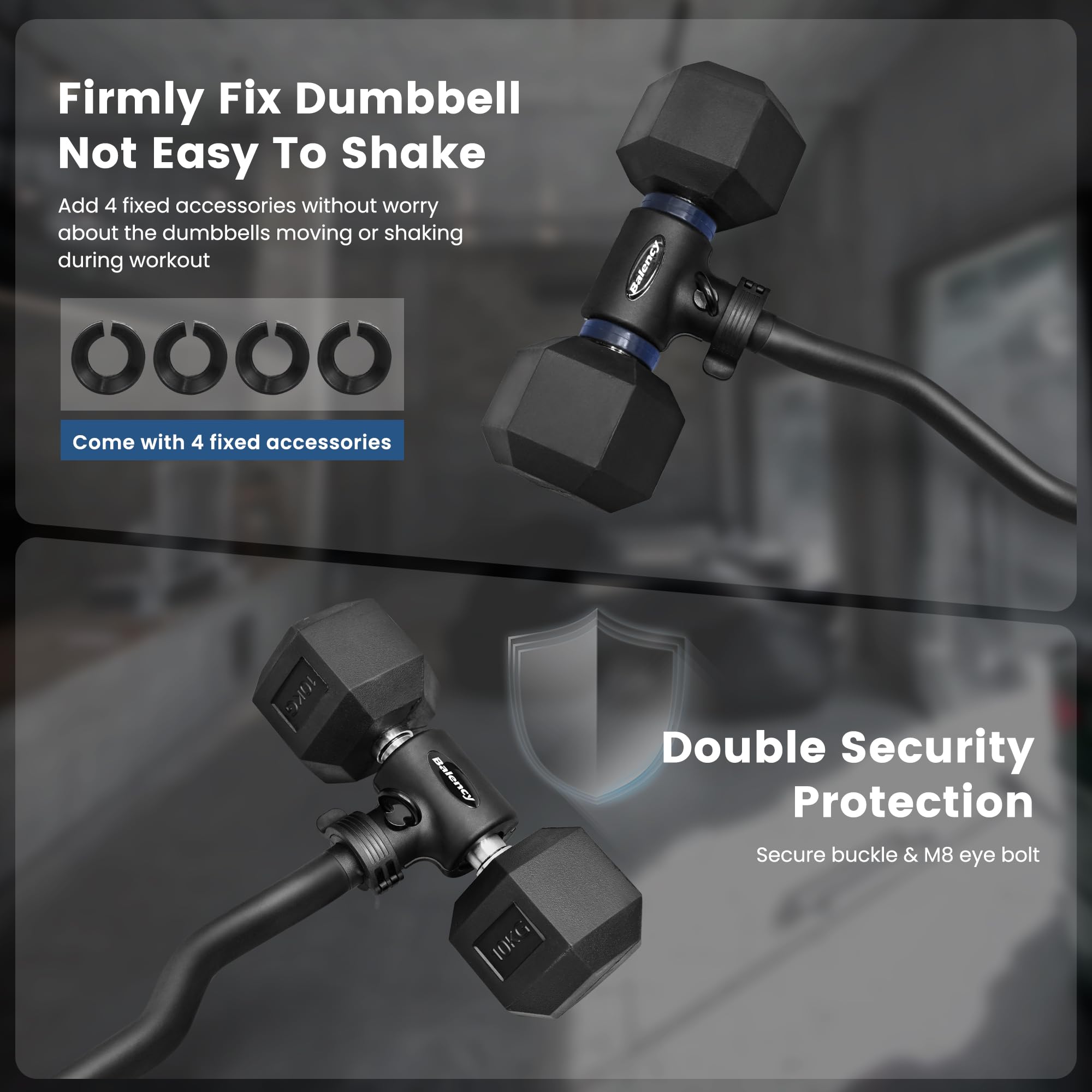 Dumbbell Converter, Convert Dumbbells to Barbell