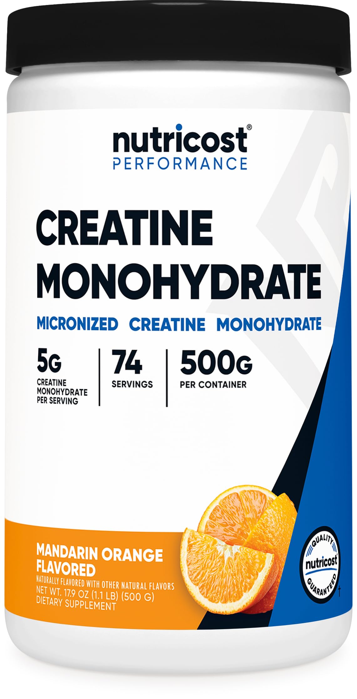 Nutricost Creatine Monohydrate Micronized Powder 500G - 100 Servings