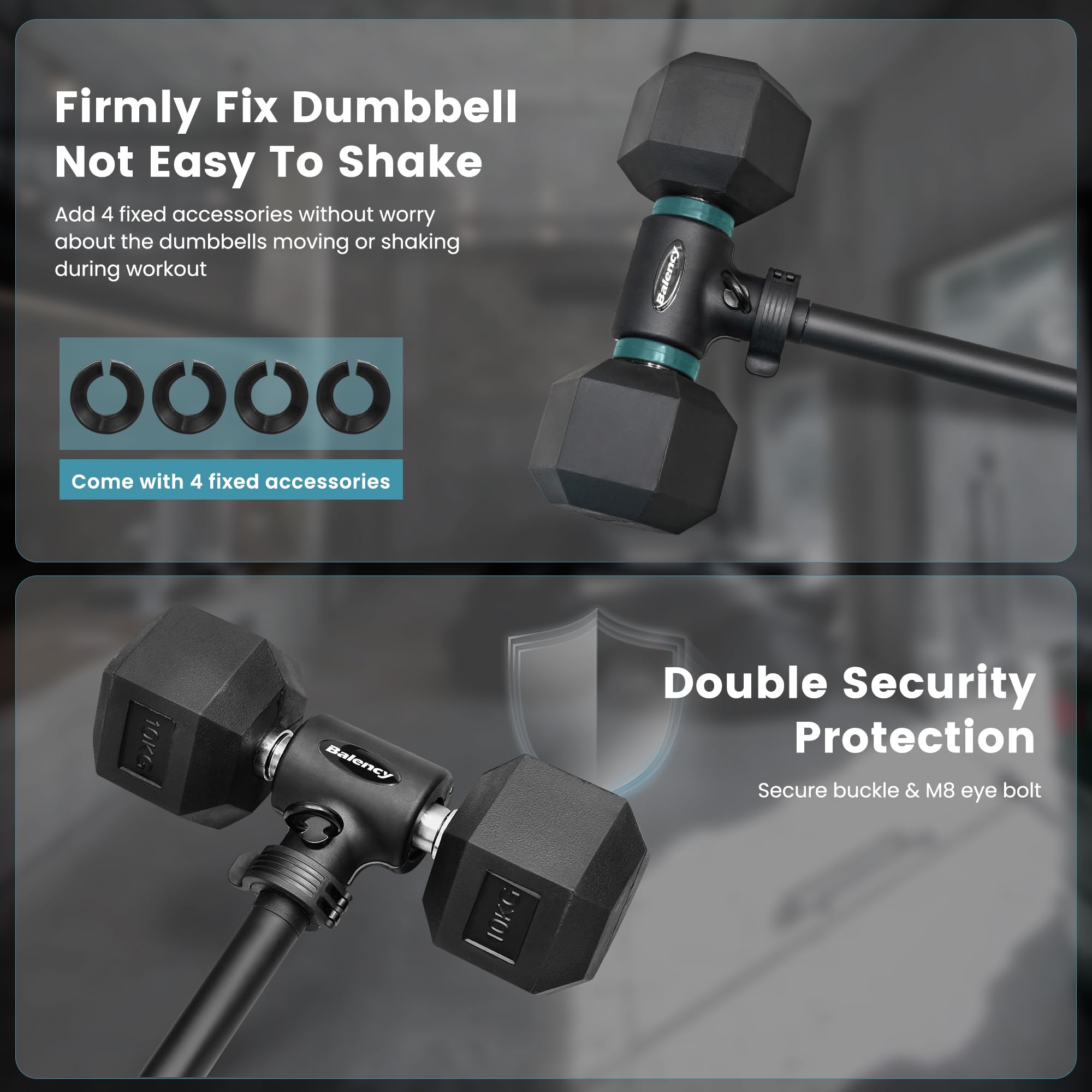 Dumbbell Converter, Convert Dumbbells to Barbell