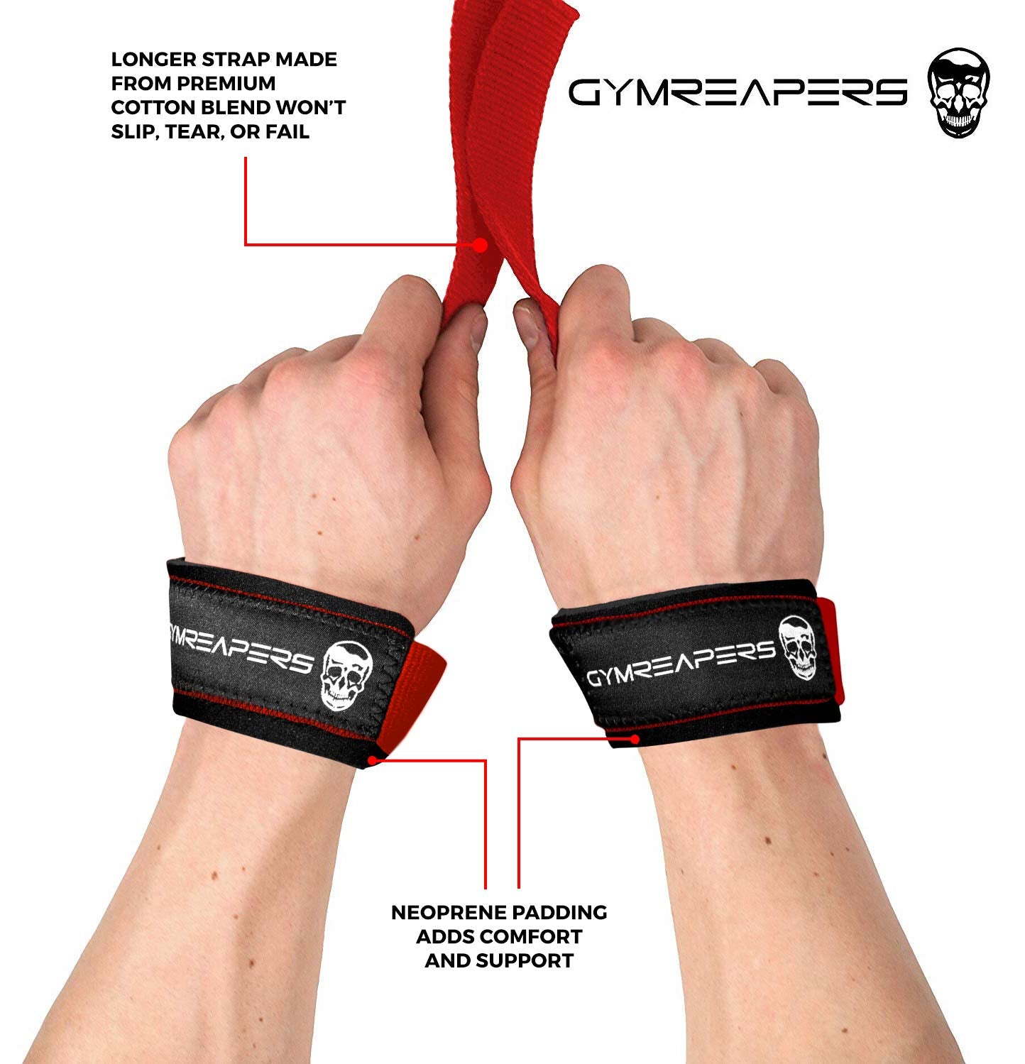 Gymreapers Lifting Wrist Straps