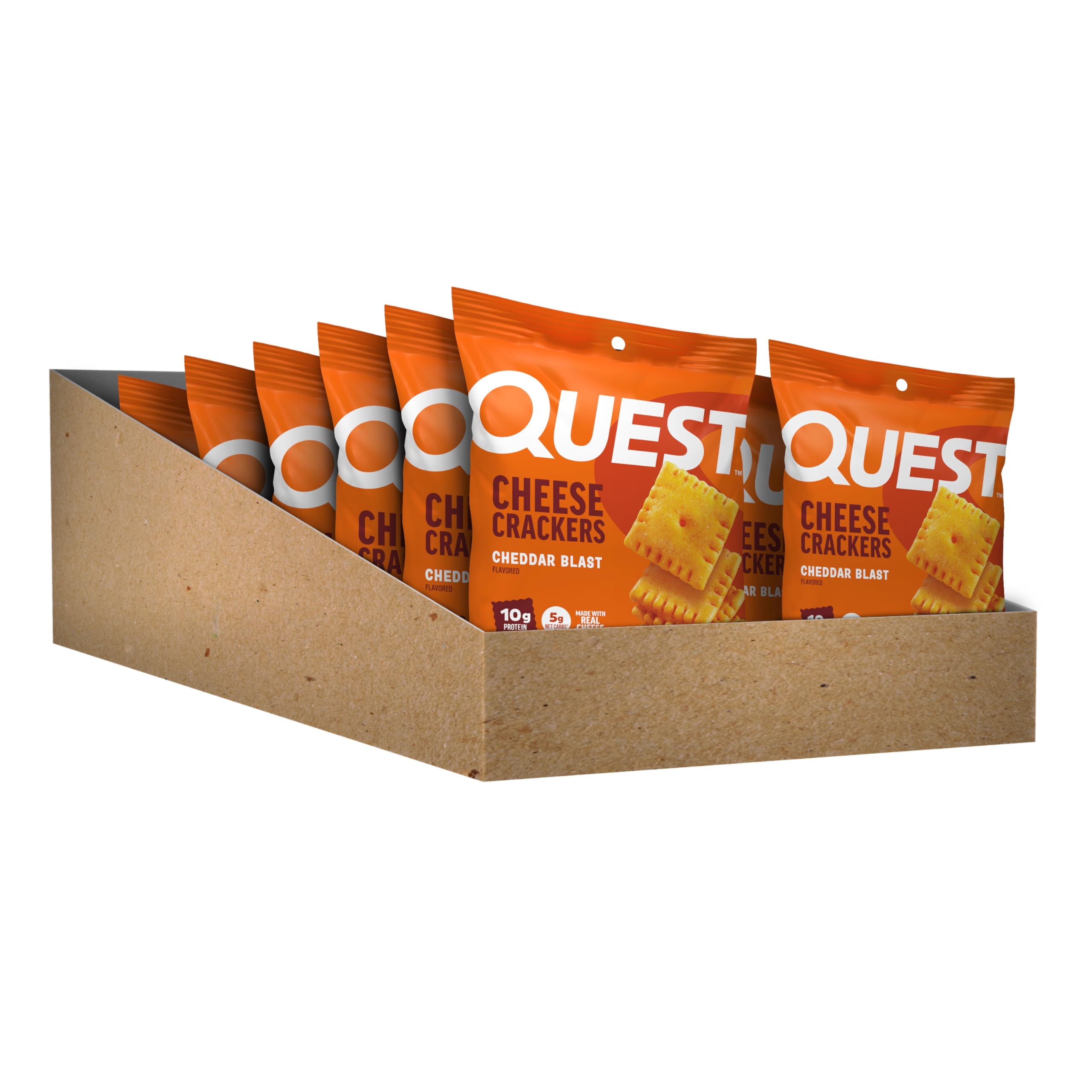 Quest Nutrition Cheese Crackers, 10g Protein, Made with Real Cheese