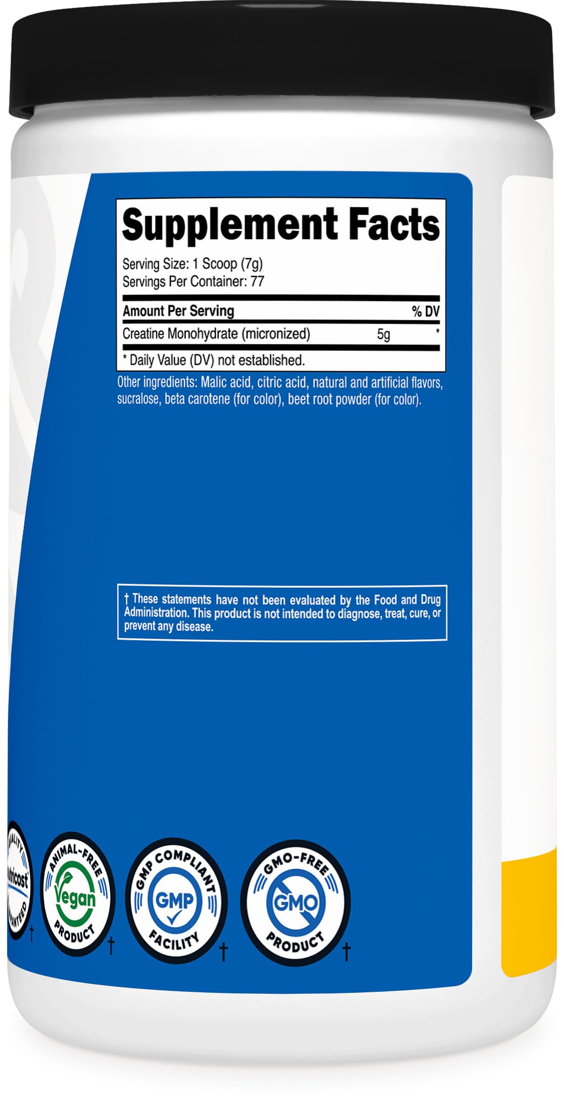 Nutricost Creatine Monohydrate Micronized Powder 500G - 100 Servings