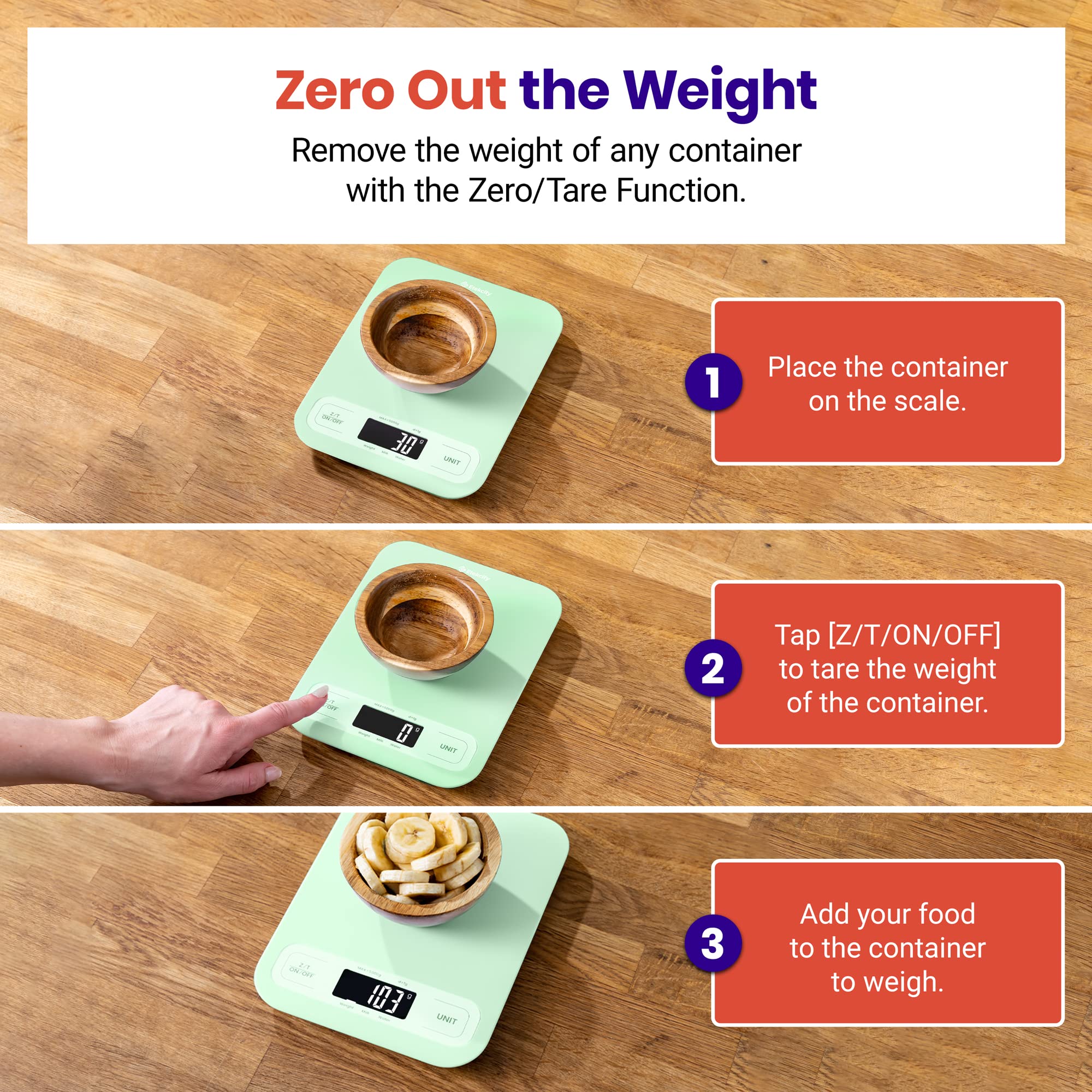 Etekcity Food Kitchen Scale, Digital Grams and Ounces