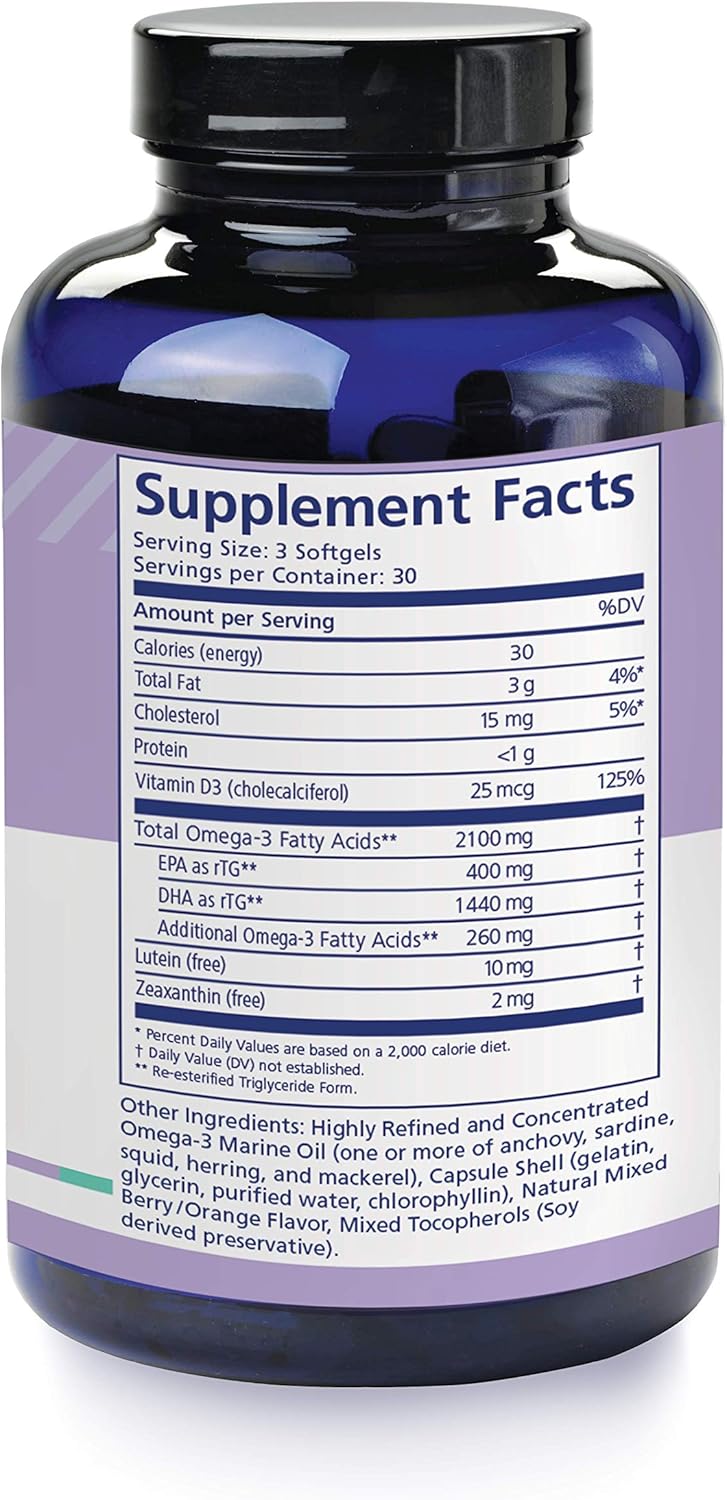 PRN nūmaqula Omega 3 Supplement - 90 Softgels
