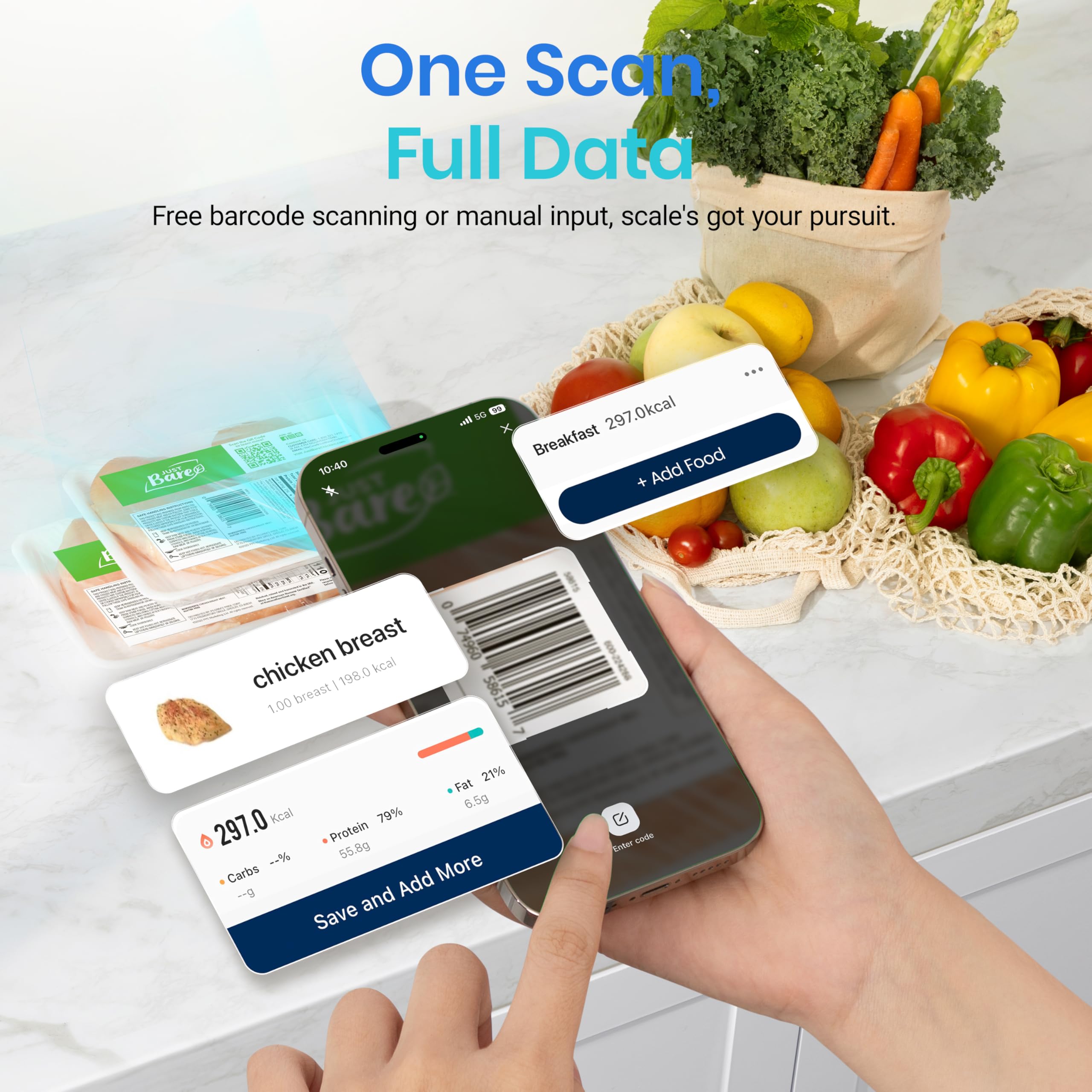 Etekcity Food Kitchen Scale, Digital Grams and Ounces