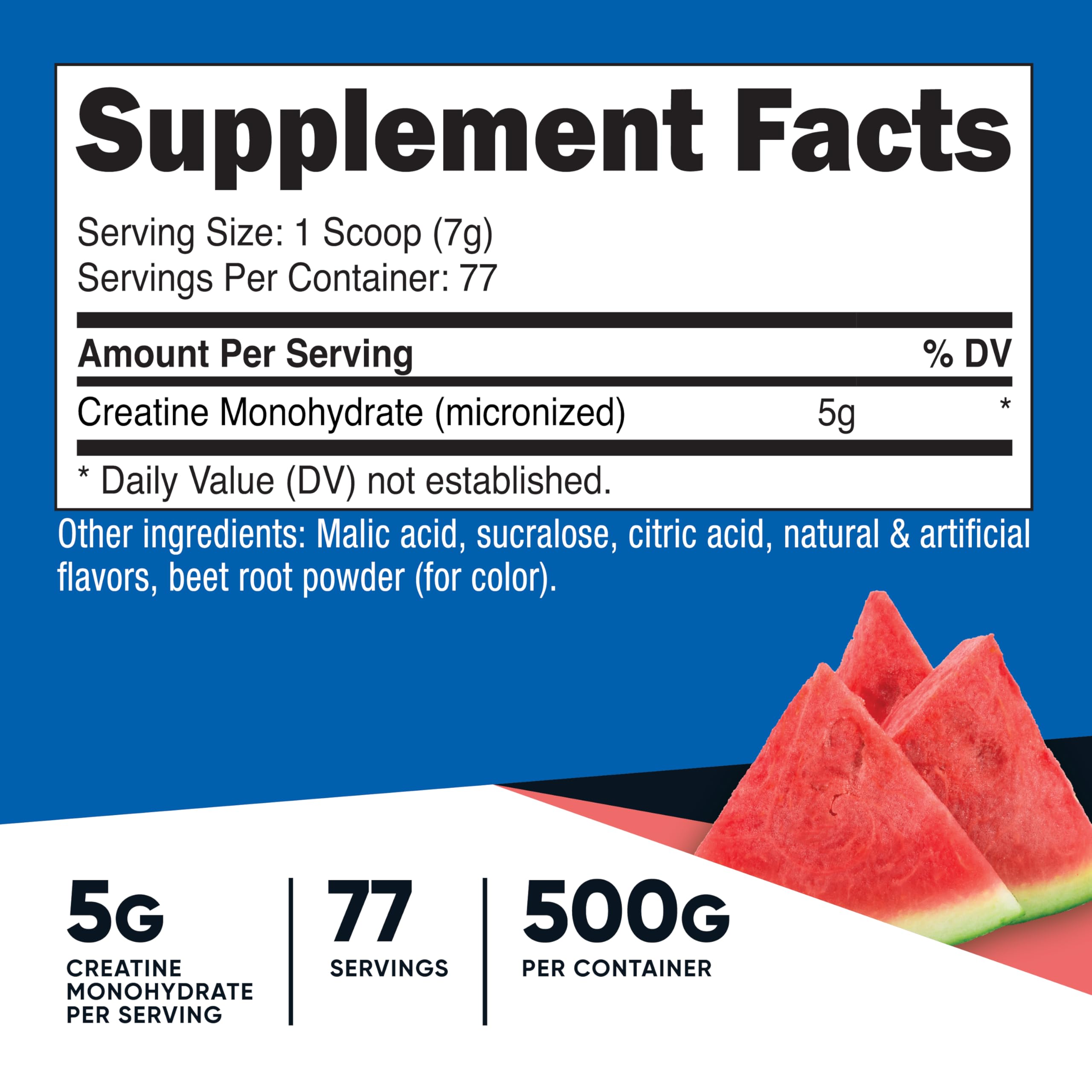 Nutricost Creatine Monohydrate Micronized Powder 500G - 100 Servings