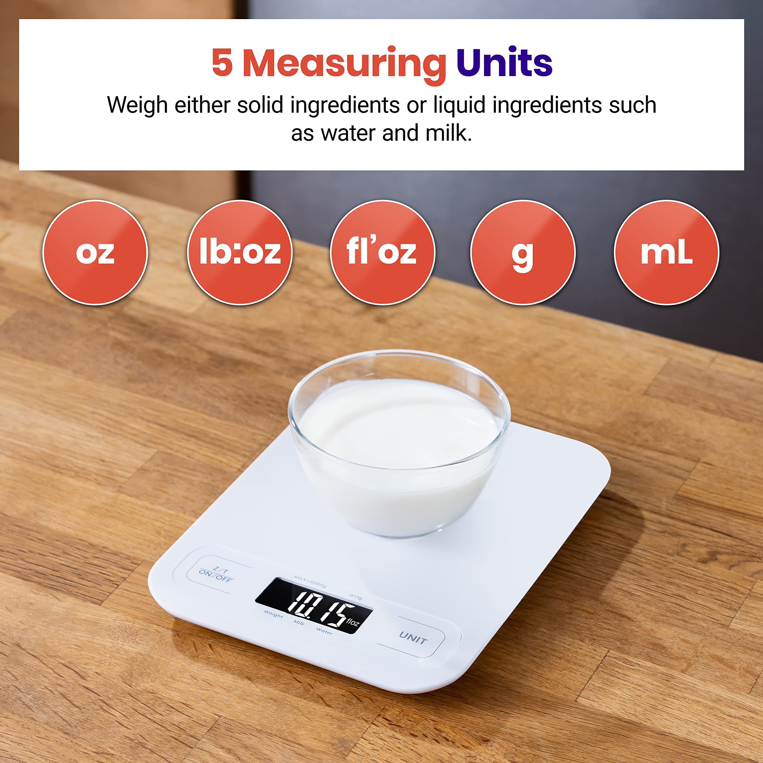 Etekcity Food Kitchen Scale, Digital Grams and Ounces