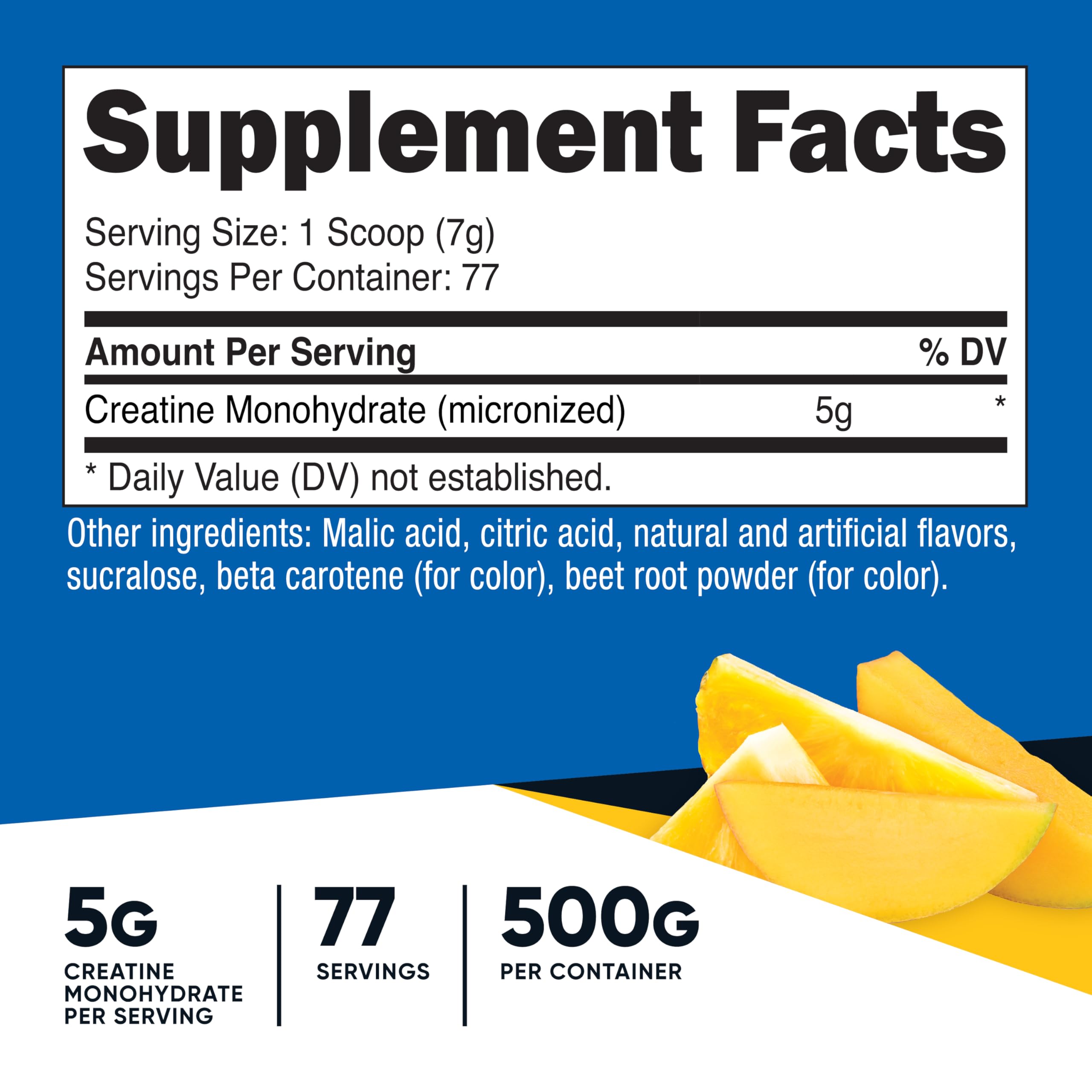 Nutricost Creatine Monohydrate Micronized Powder 500G - 100 Servings