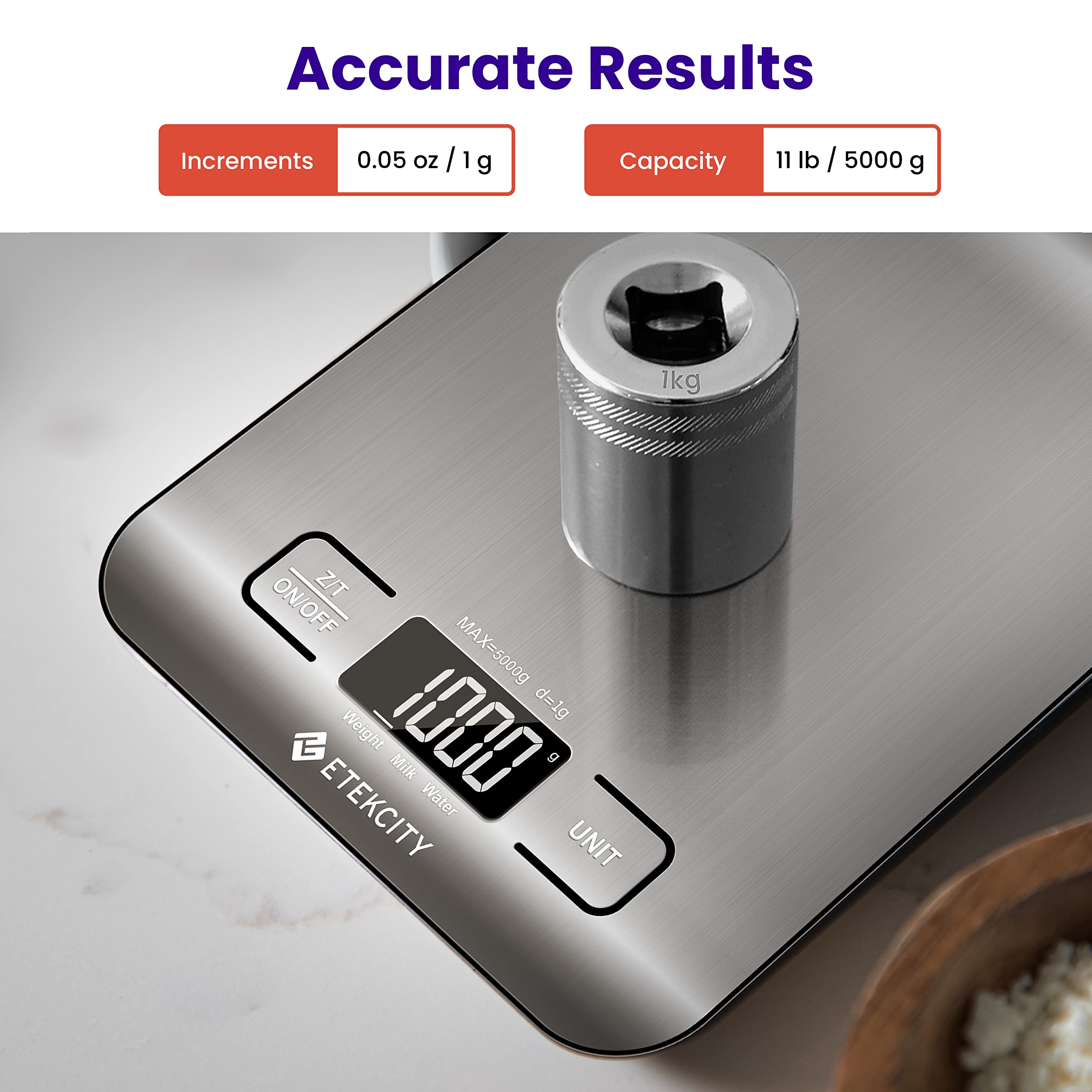 Etekcity Food Kitchen Scale, Digital Grams and Ounces