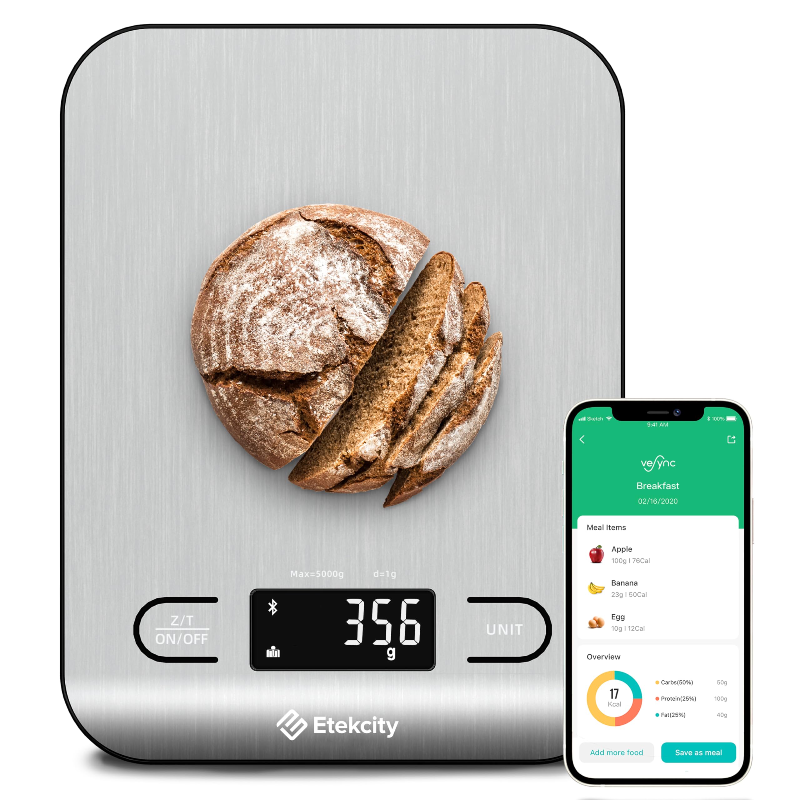 Etekcity Food Kitchen Scale, Digital Grams and Ounces