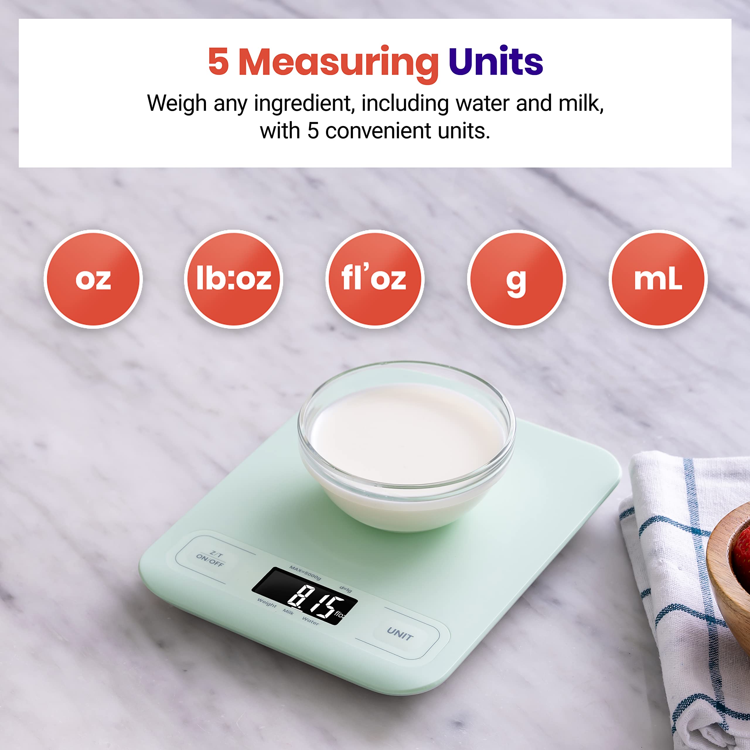 Etekcity Food Kitchen Scale, Digital Grams and Ounces