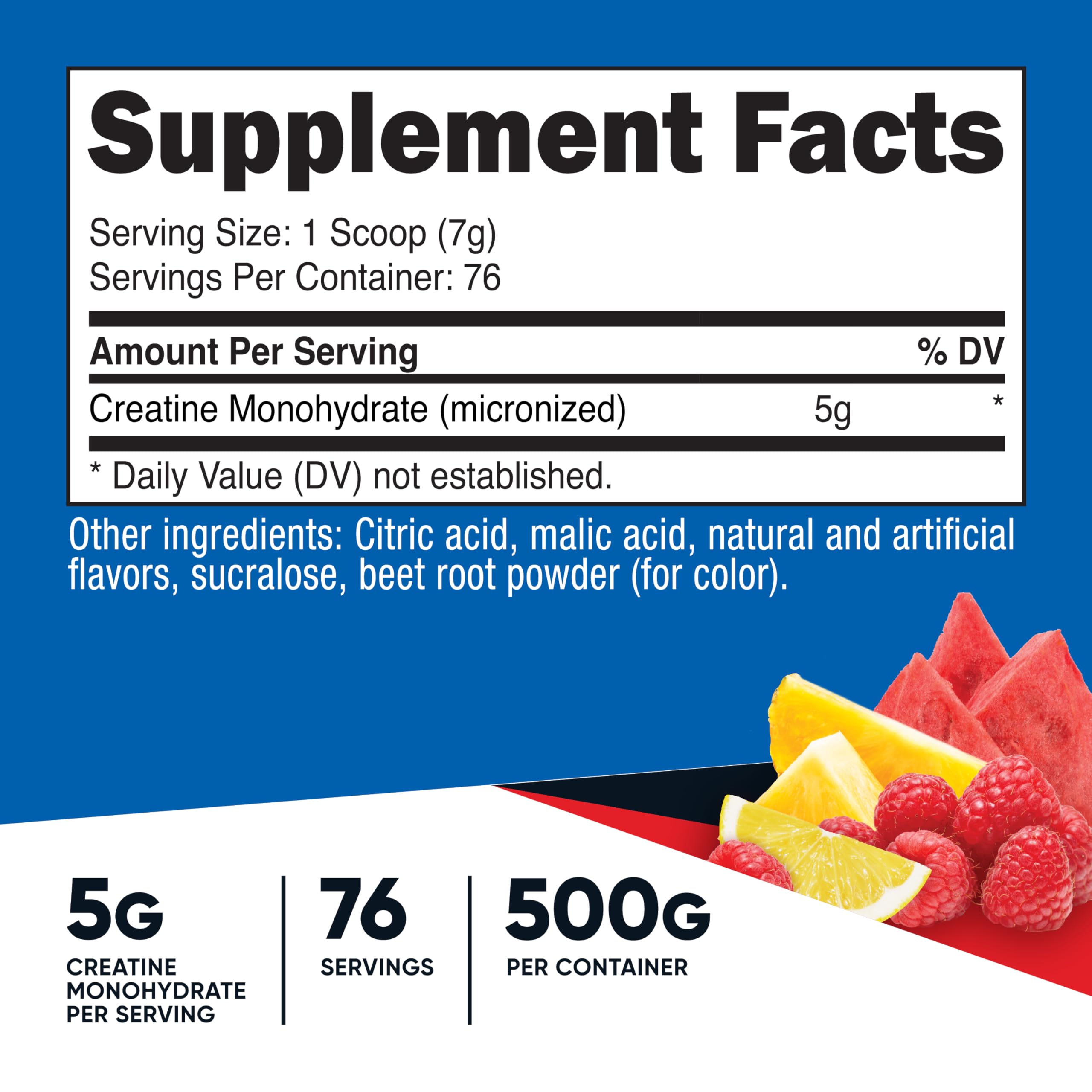 Nutricost Creatine Monohydrate Micronized Powder 500G - 100 Servings