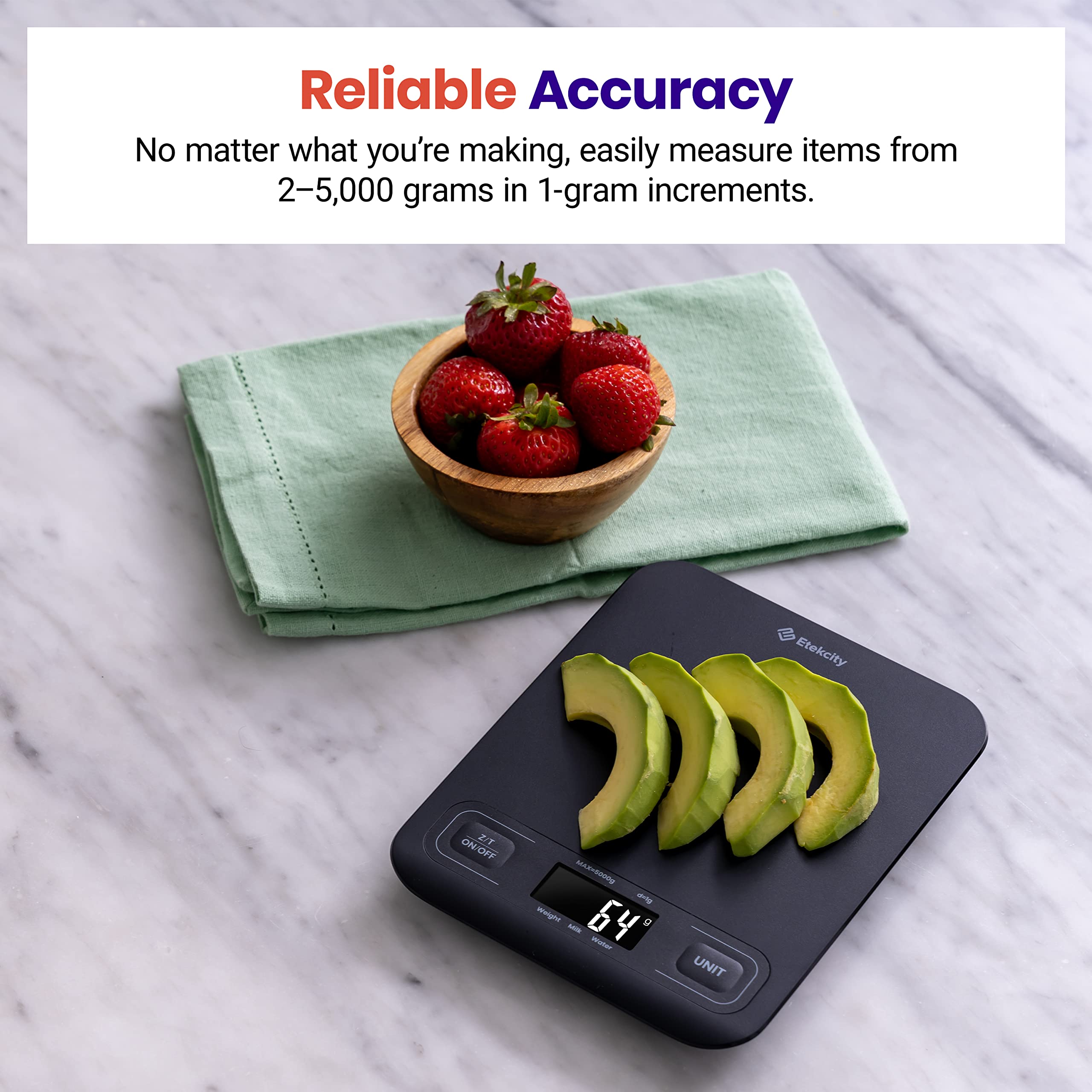 Etekcity Food Kitchen Scale, Digital Grams and Ounces