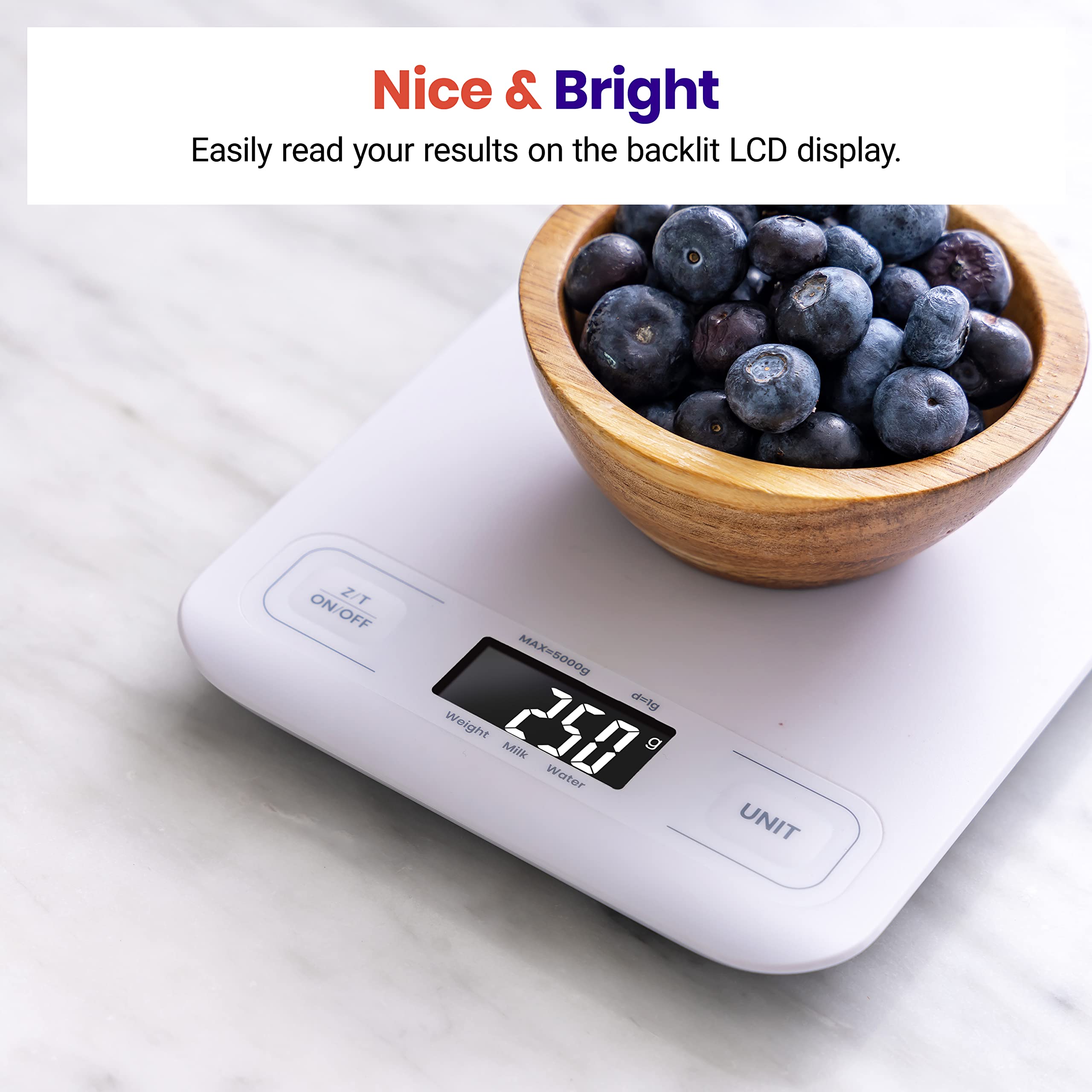 Etekcity Food Kitchen Scale, Digital Grams and Ounces