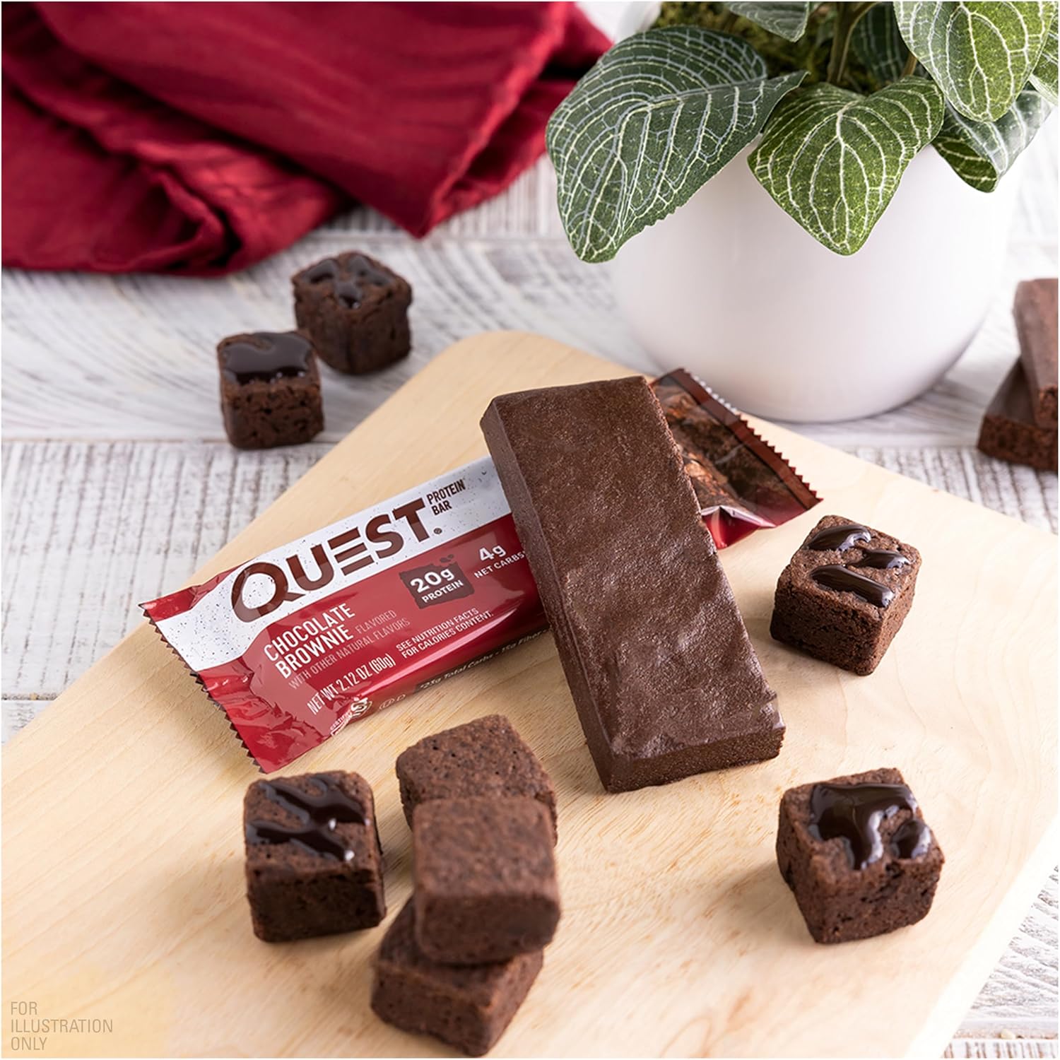 Quest Nutrition Blueberry Muffin Protein Bars, 20g Protein, Gluten Free