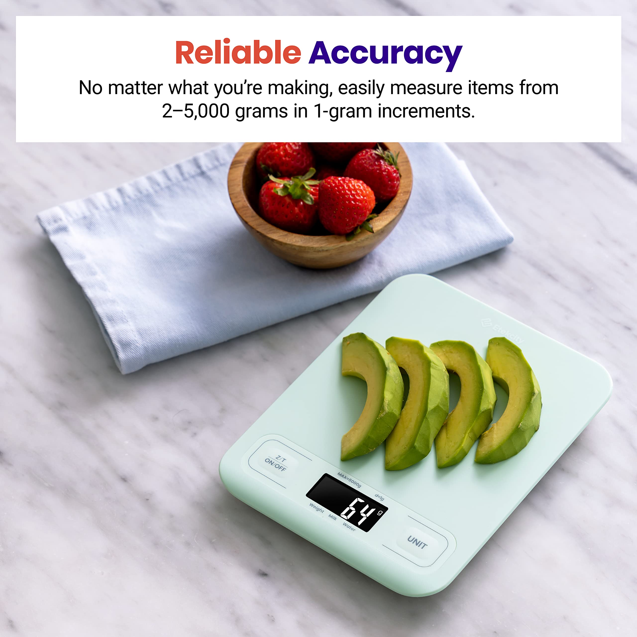 Etekcity Food Kitchen Scale, Digital Grams and Ounces