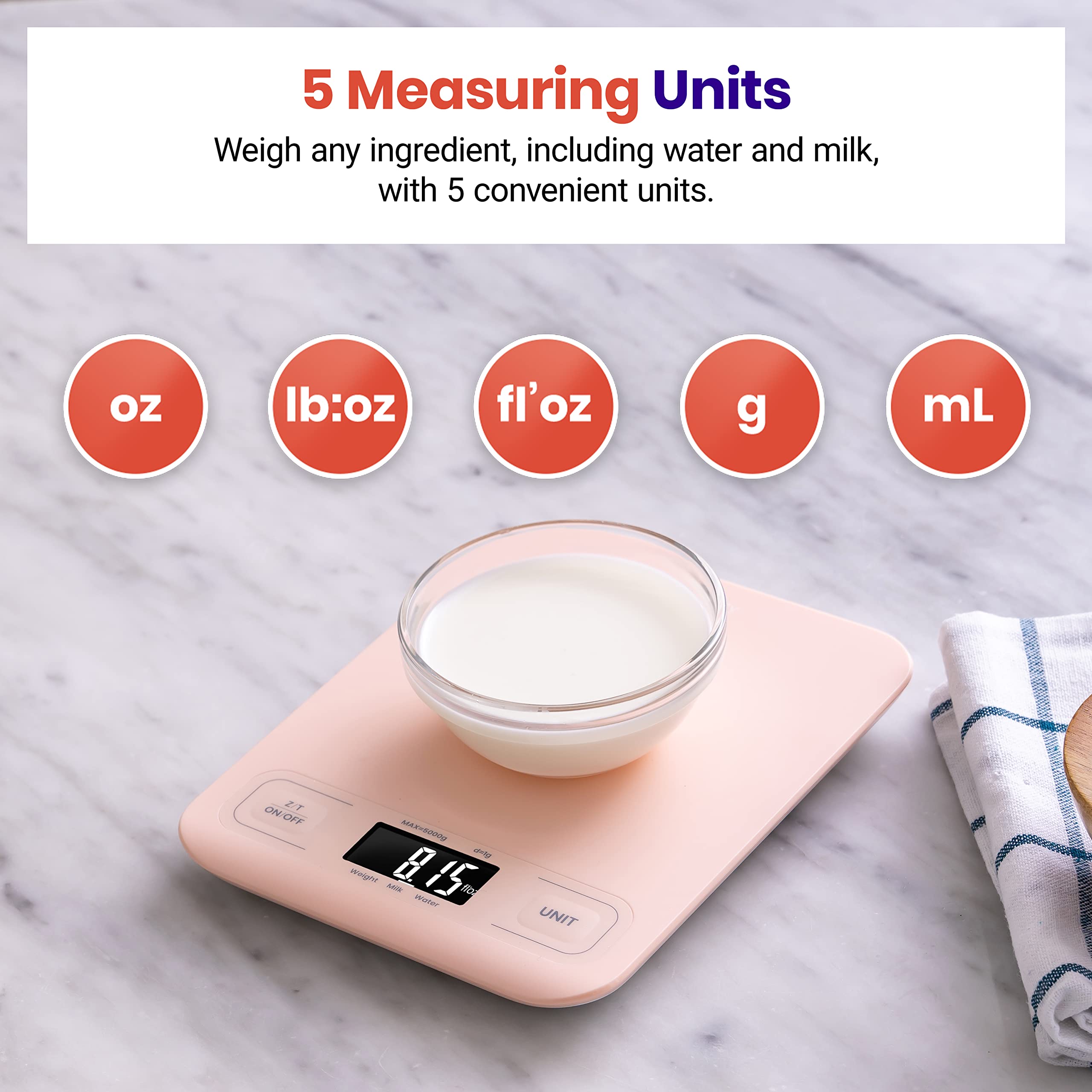 Etekcity Food Kitchen Scale, Digital Grams and Ounces