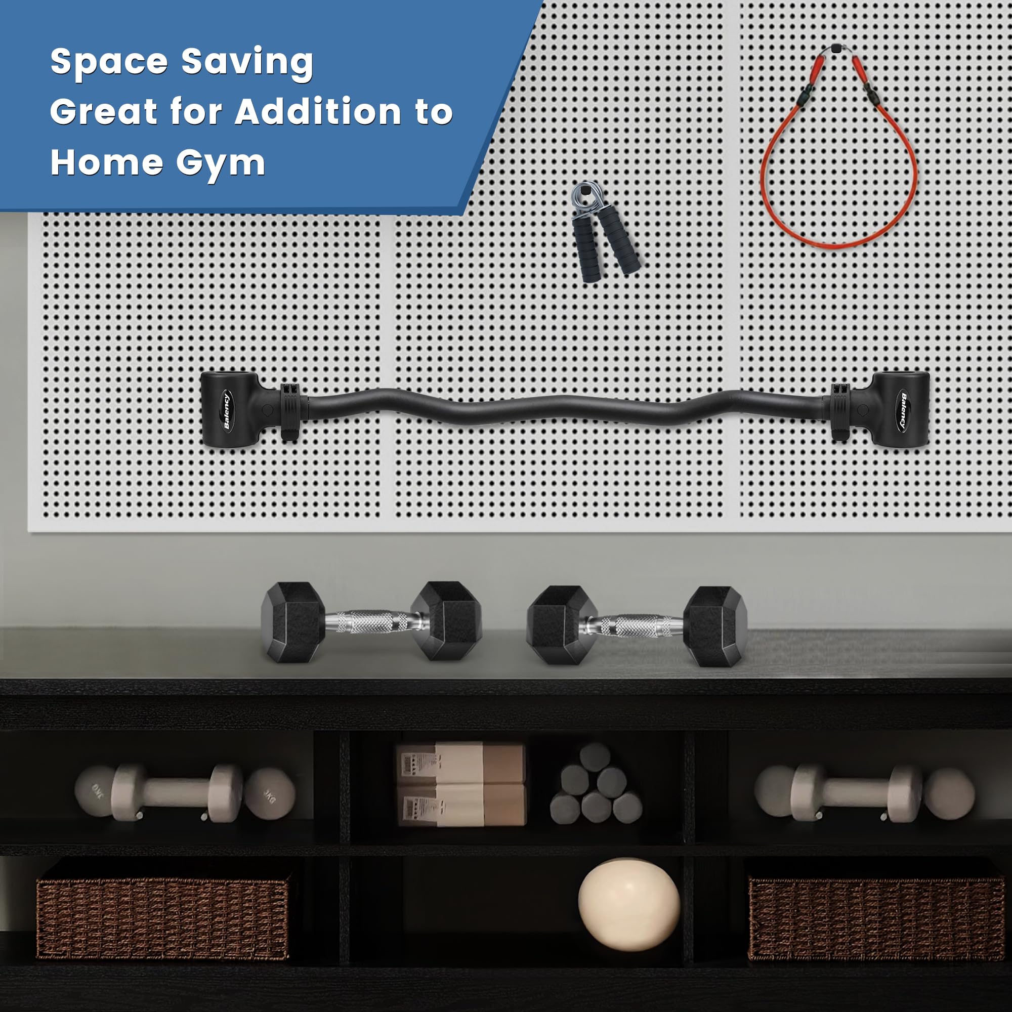 Dumbbell Converter, Convert Dumbbells to Barbell