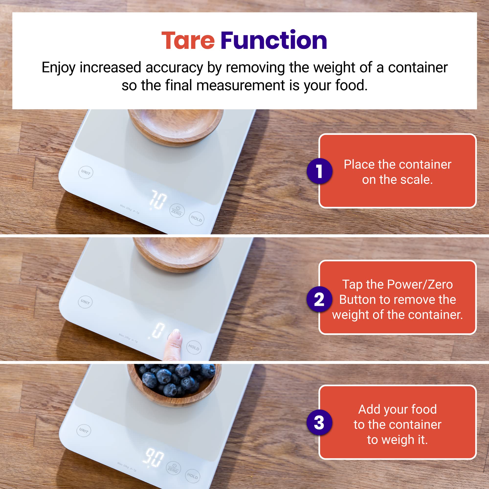 Etekcity Food Kitchen Scale, Digital Grams and Ounces