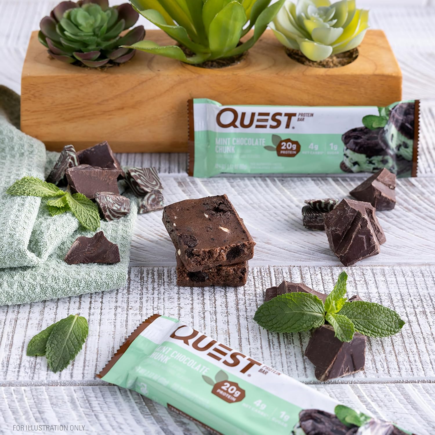Quest Nutrition Blueberry Muffin Protein Bars, 20g Protein, Gluten Free