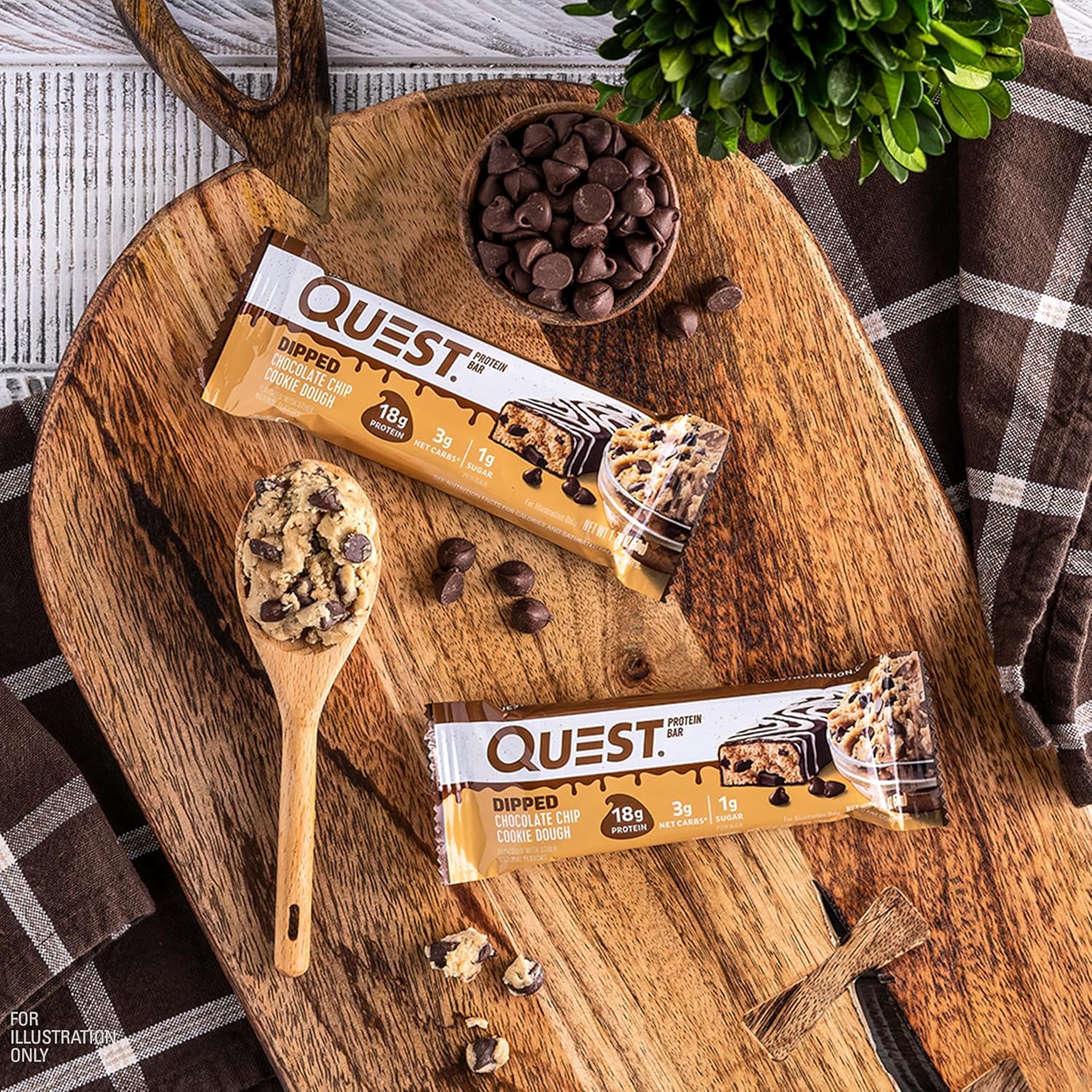 Quest Nutrition Blueberry Muffin Protein Bars, 20g Protein, Gluten Free