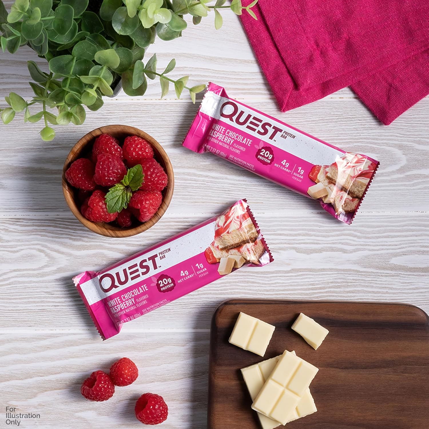Quest Nutrition Blueberry Muffin Protein Bars, 20g Protein, Gluten Free