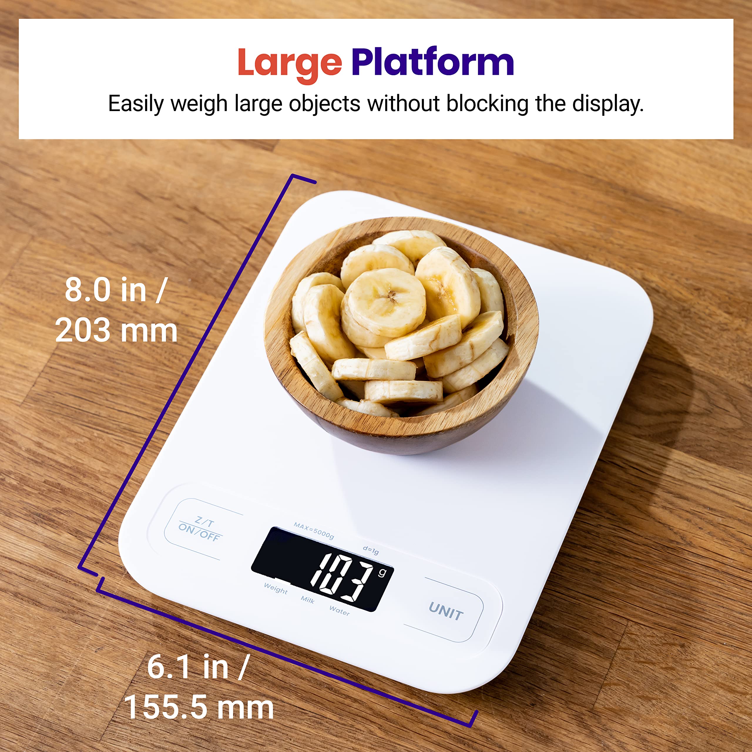 Etekcity Food Kitchen Scale, Digital Grams and Ounces