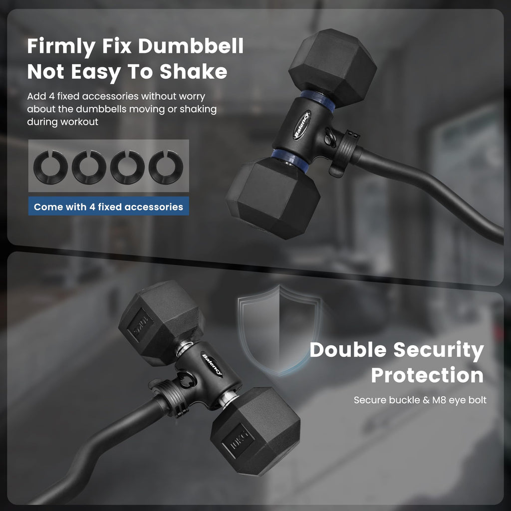 Dumbbell Converter, Convert Dumbbells to Barbell