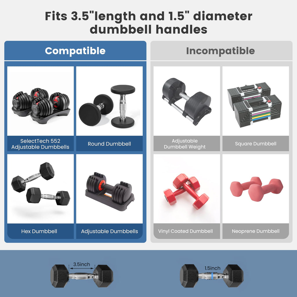 Dumbbell Converter, Convert Dumbbells to Barbell