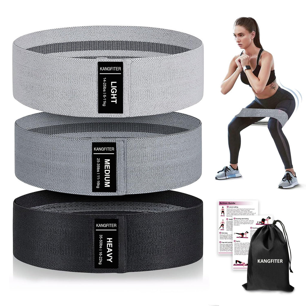 Non-Slip Fabric Resistance Bands for Working Out