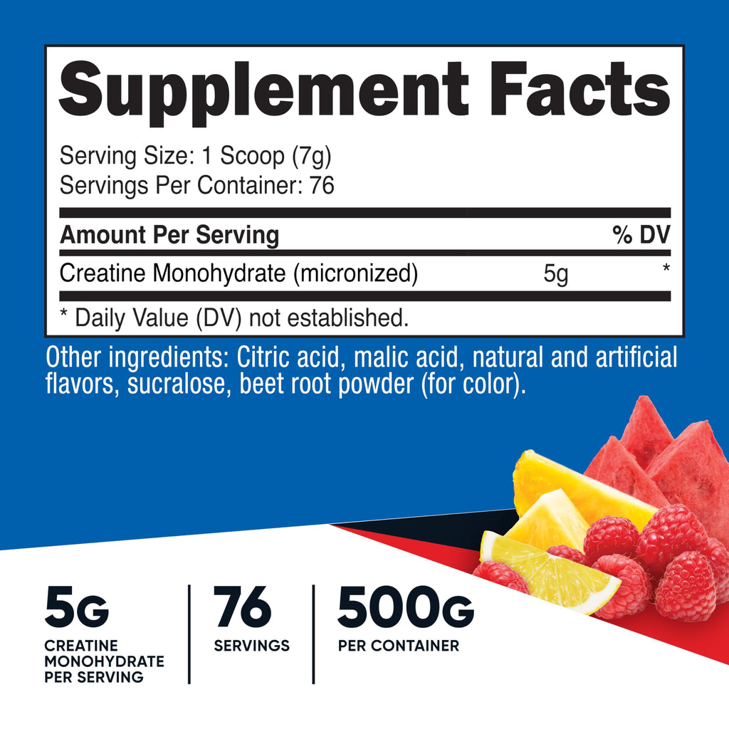 Nutricost Creatine Monohydrate Micronized Powder 500G - 100 Servings