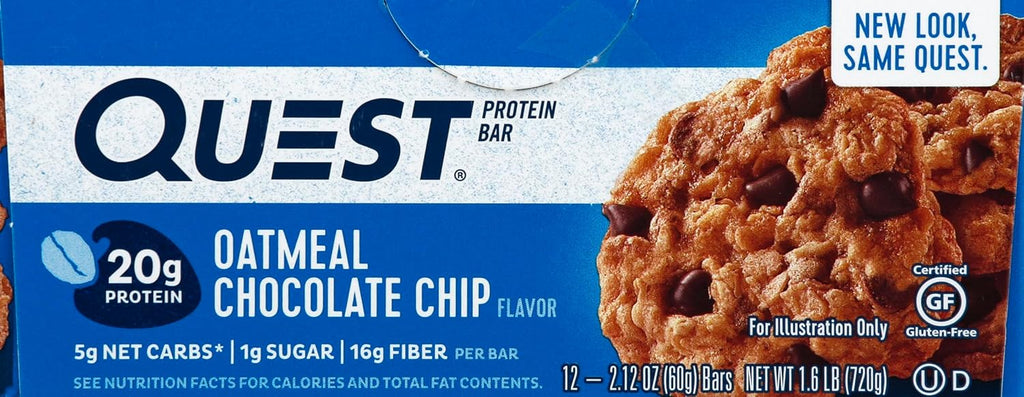 Quest Nutrition Blueberry Muffin Protein Bars, 20g Protein, Gluten Free