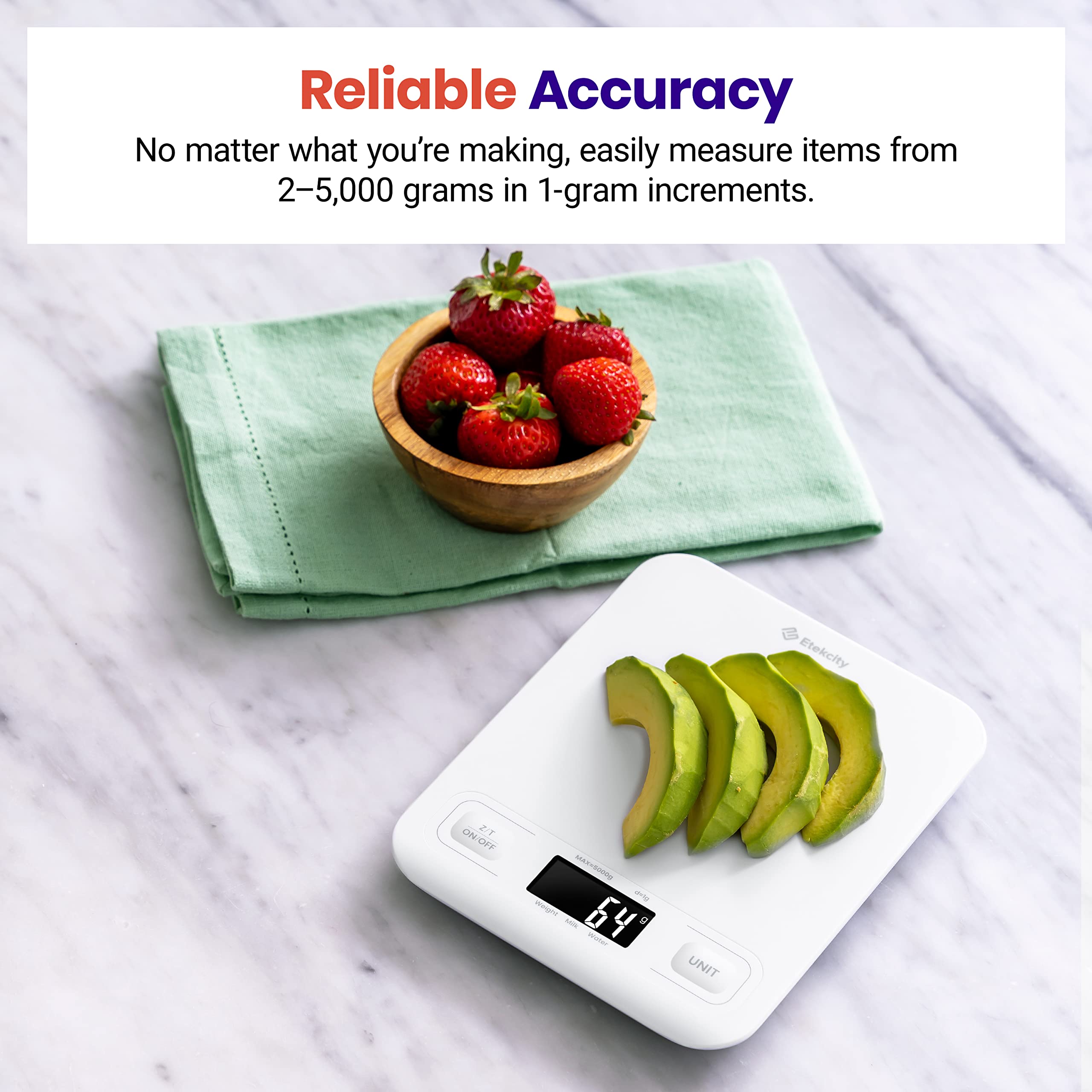 Etekcity Food Kitchen Scale, Digital Grams and Ounces