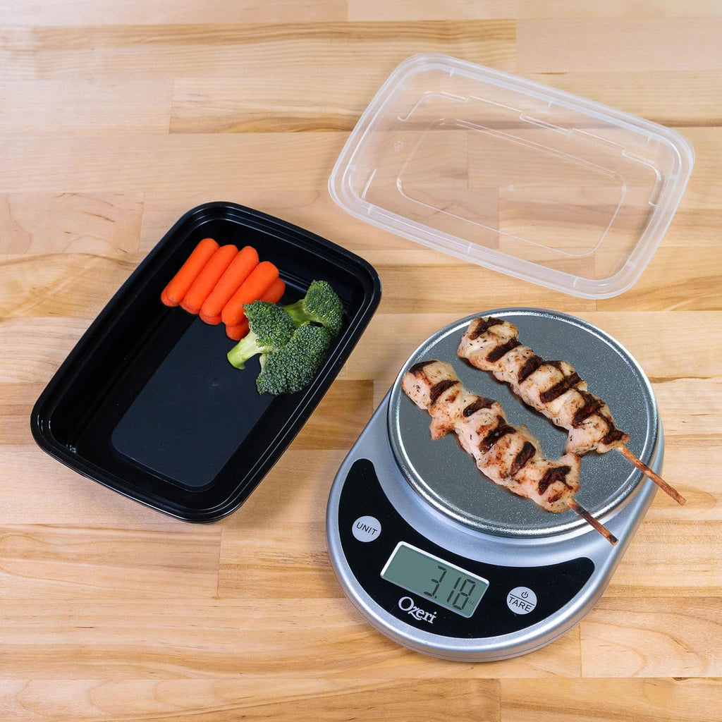 Freshware Meal Prep Containers [15 Pack] 1 Compartment Food Storage Containers with Lids