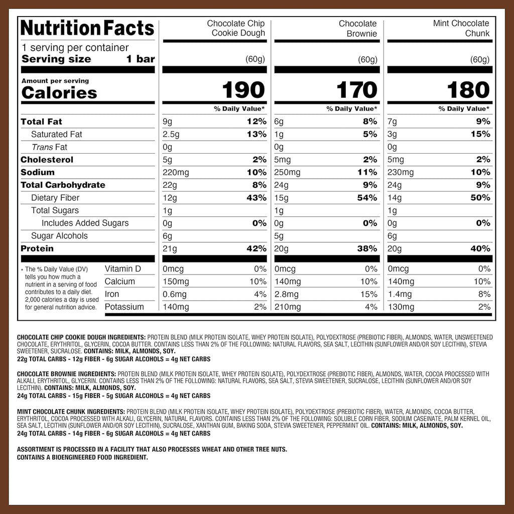 Quest Nutrition Blueberry Muffin Protein Bars, 20g Protein, Gluten Free